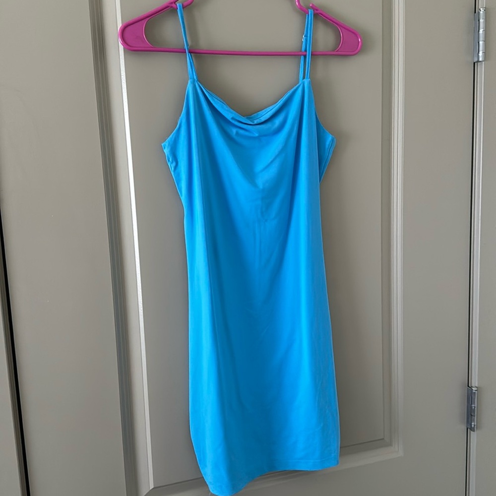 Bright Blue Mini Dress
